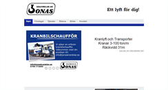 Desktop Screenshot of jonaskranbilar.se